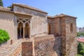 Interior of the Alcazaba of Malaga, Spain Royalty Free Stock Photo