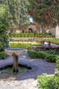 Interior of the Alcazaba of Malaga, Spain Royalty Free Stock Photo