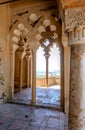 Interior of the Alcazaba of Malaga, Spain Royalty Free Stock Photo