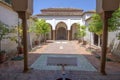 Interior of the Alcazaba of Malaga, Spain Royalty Free Stock Photo