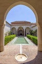 Interior of the Alcazaba of Malaga, Spain Royalty Free Stock Photo