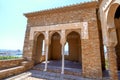 Interior of the Alcazaba of Malaga, Spain Royalty Free Stock Photo