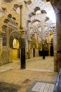 Interior of the Alcazar, Cordoba Spain Royalty Free Stock Photo