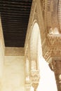 Interior of Alhambra Palace, Granada, Spain Royalty Free Stock Photo