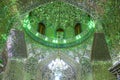 Interior of Ali Ebn-e Hamze Shrine Royalty Free Stock Photo
