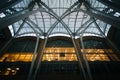 The interior of Allen Lambert Galleria, in downtown Toronto, Ont