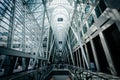 The interior of Allen Lambert Galleria, in downtown Toronto, Ont