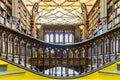 Interior of amazing Lello bookstore in Porto, Portugal Royalty Free Stock Photo