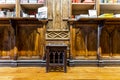 Interior of amazing Lello bookstore in Porto, Portugal Royalty Free Stock Photo