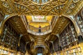 Interior of amazing Lello bookstore in Porto, Portugal Royalty Free Stock Photo