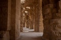 Interior of Amphitheatre of El Jem in Tunisia Royalty Free Stock Photo