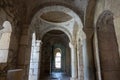 Interior of ancient Byzantine Greek Church of Saint Nicholas the Wonderworker Royalty Free Stock Photo