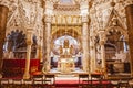 Interior of ancient Cathedral of Saint Domnius inside the Diocletian`s Palace section in Split, Croatia Royalty Free Stock Photo