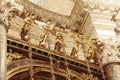 Interior of ancient Cathedral of Saint Domnius inside the Diocletian`s Palace section in Split, Croatia Royalty Free Stock Photo