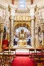 Interior of ancient Cathedral of Saint Domnius inside the Diocletian`s Palace section in Split, Croatia