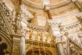 Interior of ancient Cathedral of Saint Domnius inside the Diocletian`s Palace section in Split, Croatia Royalty Free Stock Photo