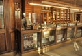 Interior of an ancient drugstore