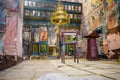 Interior of ancient orthodox church Treskavec in Prilep, Macedonia