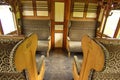 Interior of ancient steam train Royalty Free Stock Photo