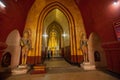 Interior of the ancient temples in Bagan, Myanmar