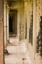 Interior, Angkor Wat temple, Cambodia Royalty Free Stock Photo