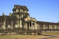 Interior of Angkor Wat temple, Siem Reap, Cambodia Royalty Free Stock Photo