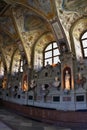 Interior of Antiquarium in Residence museum Royalty Free Stock Photo