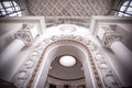 Interior antique roof in Moscow building