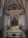 Interior of Archcathedral Basilica of St. Peter and St. Paul in Poznan, one of the oldest churches in Poland.