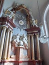 Interior of Archcathedral Basilica of St. Peter and St. Paul in Poznan, one of the oldest churches in Poland.