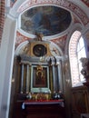 Interior of Archcathedral Basilica of St. Peter and St. Paul in Poznan, one of the oldest churches in Poland.