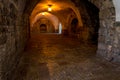 Interior of the King David`s Tomb in Jerusalem, Israel Royalty Free Stock Photo