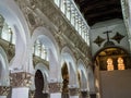 Interior arches of the Santa Maria La Blanca Synagogue - Toldeo, Spain, Espana