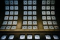 Interior architectural details in Union Station, in Washington, Royalty Free Stock Photo