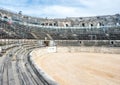 Inside of Arena of Nimes, France