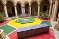 Interior architecture of Bangalore Palace in Bangalore India