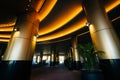 Interior architecture at City of Dreams, in Pasay, Manila, The P Royalty Free Stock Photo