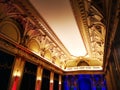 Interior architecture at Founders Hal in the National Military Circle Palace in Bucharest, Romania.