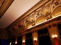 Interior architecture at Founders Hal in the National Military Circle Palace in Bucharest, Romania.