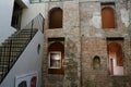 Interior Archways, Brick Walls and Stairs, Museo della Grafica, Palazzo Lanfranchi, Pisa, Italy