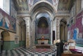 Interior of the Armenian Cathedral of the Assumption of Mary in Lviv, Ukraine. Royalty Free Stock Photo