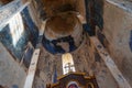 Interior of Armenian Cathedral Church of Holy Cross on Akdamar Island. Turkey Royalty Free Stock Photo