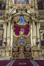 The interior of the Assumption Cathedral on the Cathedral square of the Kolomna Kremlin, Kolomna, Moscow region, Russia