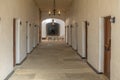 Interior of the asylum and separate prison at Port Arthur Historic site in Tasmania, Australia Royalty Free Stock Photo