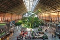 Interior of Atocha Station with tropical garden - Madrid, Spain