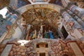 The interior of the Atotonilco chapel Royalty Free Stock Photo