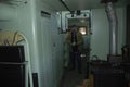 Interior of ATSF Sante Fe Caboose 999789 is on display at the Sante Fe Prairie Nature Preserve