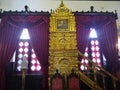 Interior auditorium of Palace of the Academies neo gothic building in downtown Caracas historic centre Venezuela.