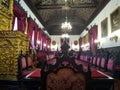 Interior auditorium of Palace of the Academies neo gothic building in downtown Caracas historic centre Venezuela.