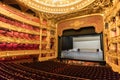 Interior of the auditorium of the Palais Garnier, Paris Royalty Free Stock Photo